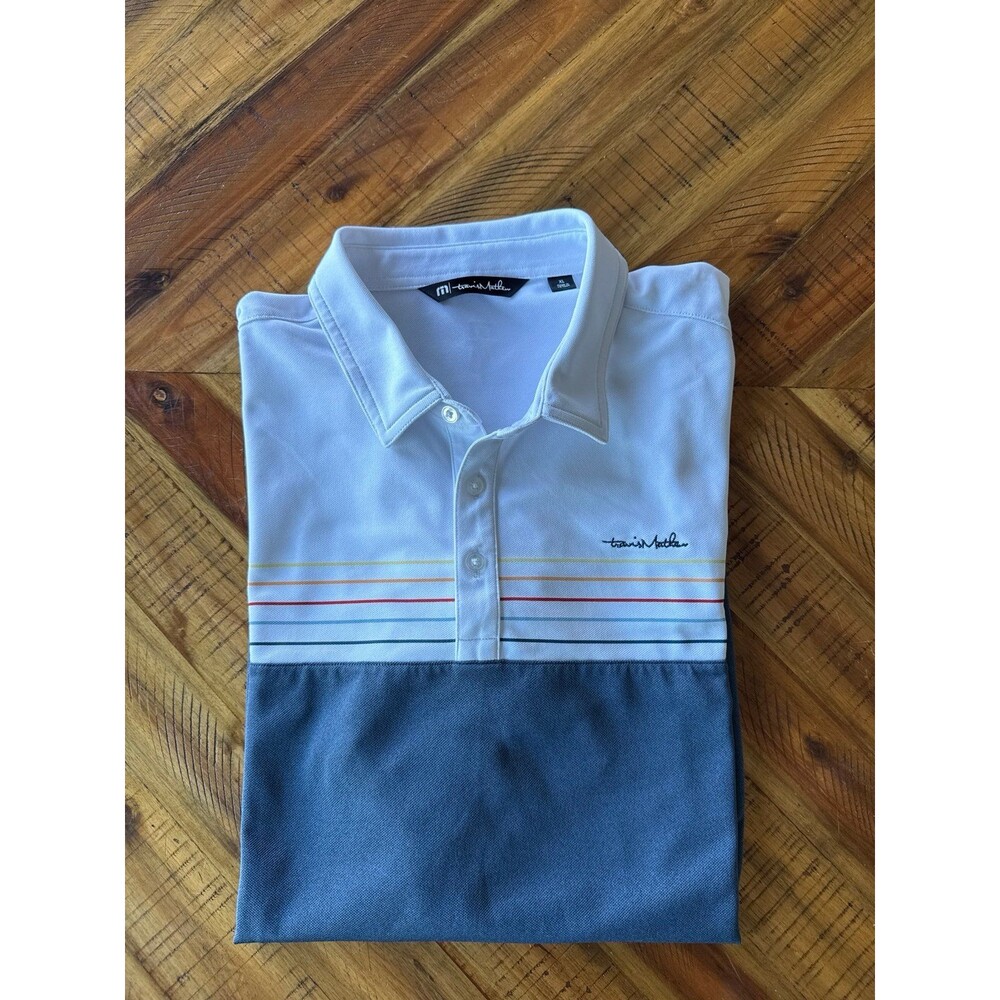 TravisMathew Margarita Mayhem Golf Polo Empire Ranch Club Mens XL Performance